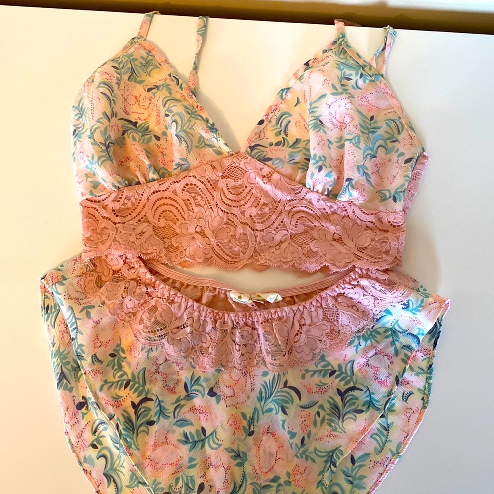 Victoria’s Secret bralette and panty set